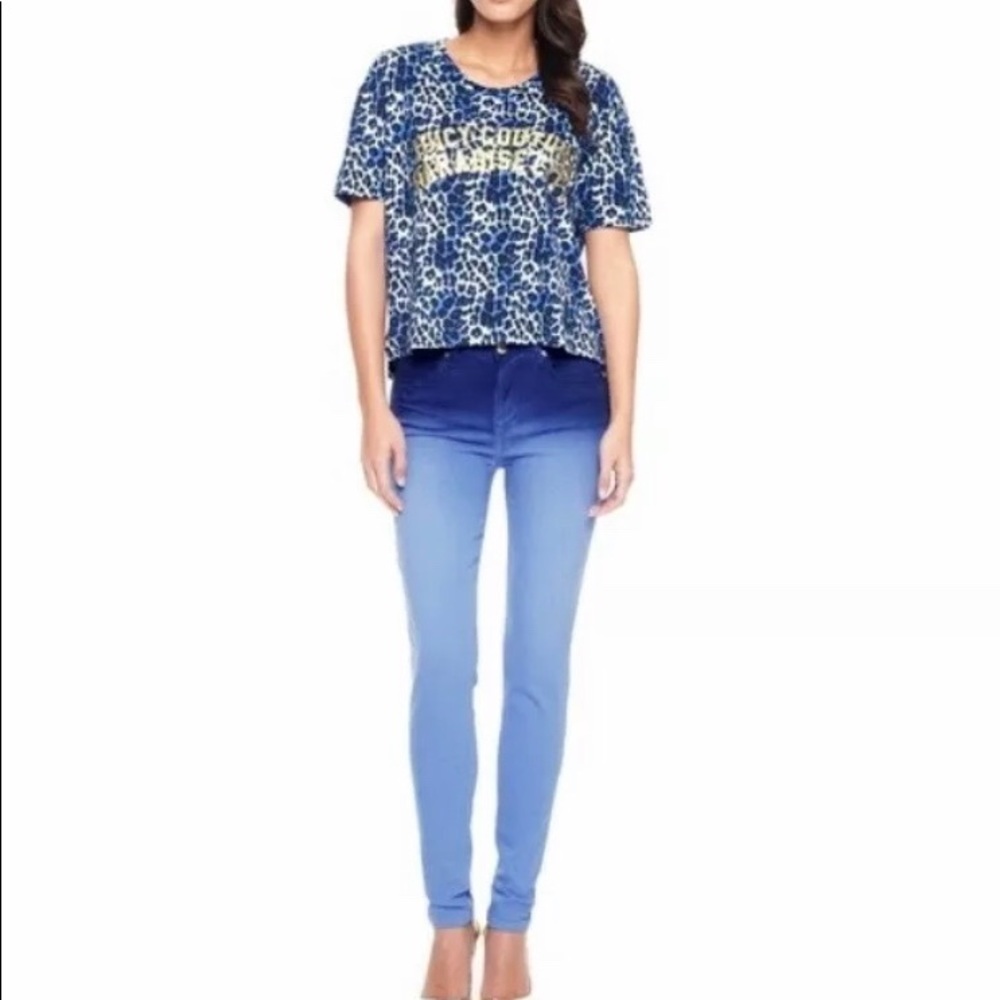 Bird by JUICY COUTURE ombré cotton Skinny Jeans - Picture 2 of 5